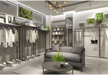 طراحی دکور مغازه لباس زنانه