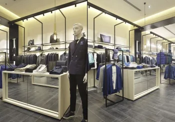 طراحی دکور مغازه پوشاک مردانه