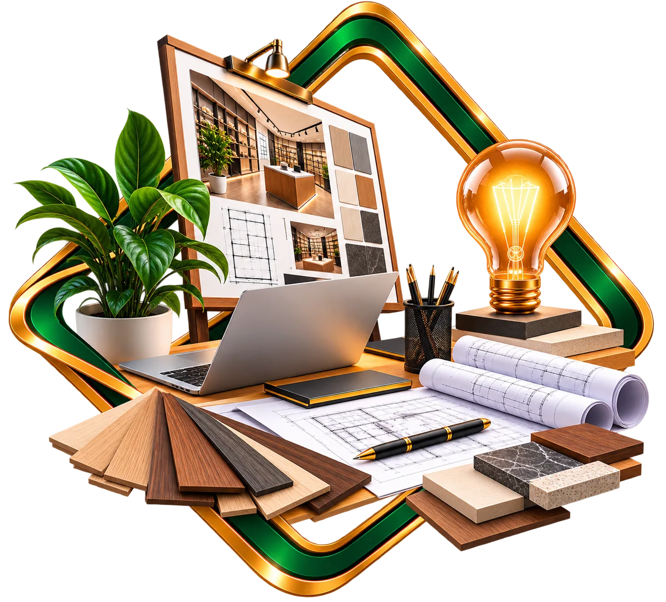 Golden Ribbon Interior Design Studio